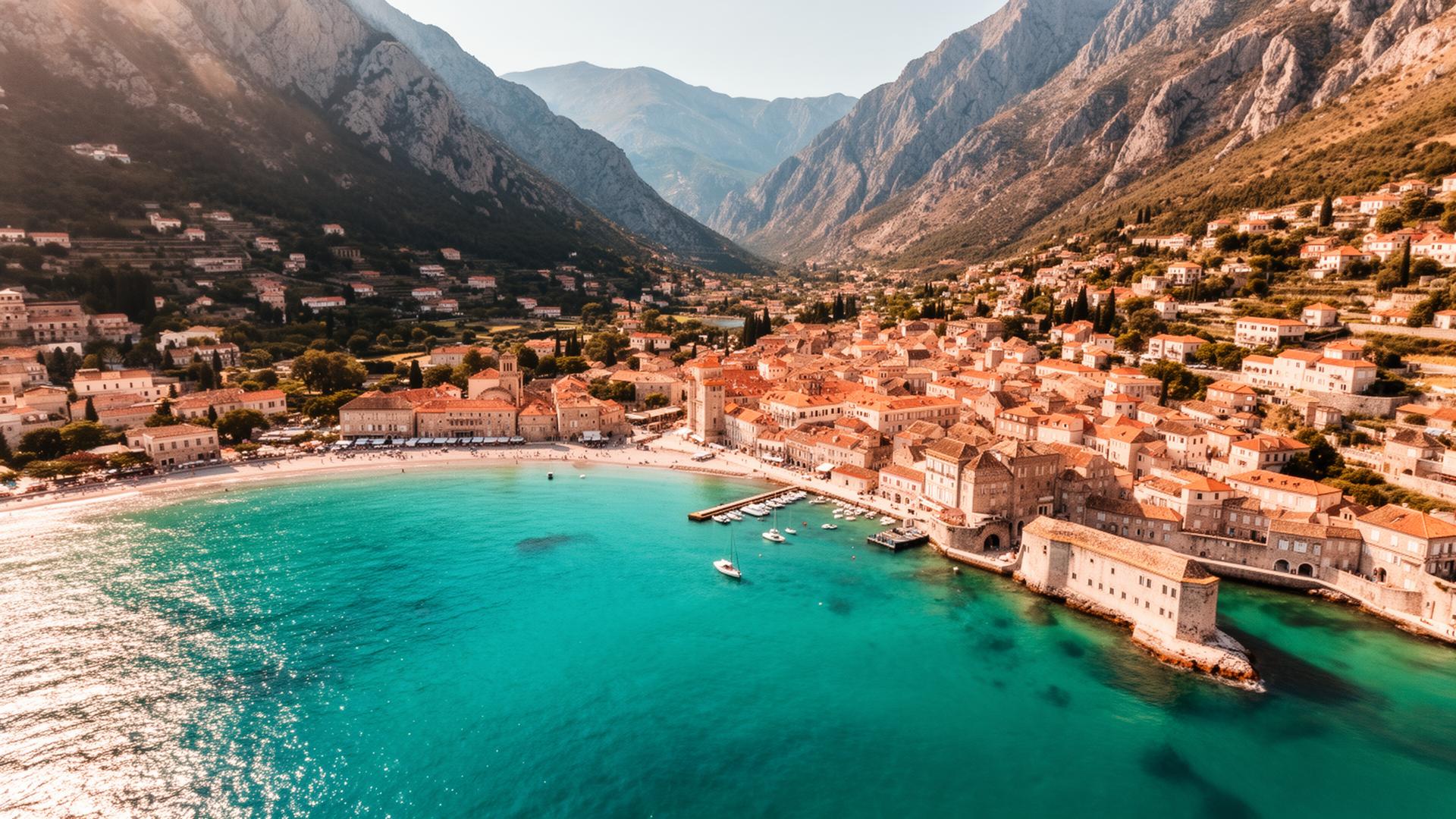 South coast of Montenegro near Bar